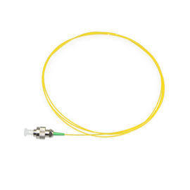 Gelbes Faser-Optikverbindungskabel der Farbefc, 0.9MM Durchmesser-Einmodenfaser-Zöpfe