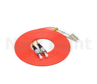 FC-LC Verbindungskabel in mehreren Betriebsarten aus optischen Fasern, orange PVC/LSZH 0,9/2,0/3,0 Millimeter Kabel