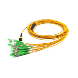 Faser 12 lockern heraus dämpfungsärmes Gelb MTP MPO zur Stamm-Kabel-Verbindungskabel-Länge St. APC Mpo 1 Meter auf
