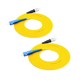 Kundengebundene Verbindungskabel-Glasfaser, Simplexmonomode- Fc zum Lc-Faser-Verbindungskabel