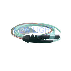 8F MPO zu mpo 24 LC-Kabel Millimeter-weiblichem 50/125um PVCs 3.0mm LWL - Kabel