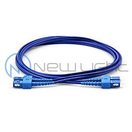 Faser-optisches 2,0 Duplexverbindungskabel Sc UPC blaue gepanzerte Farb