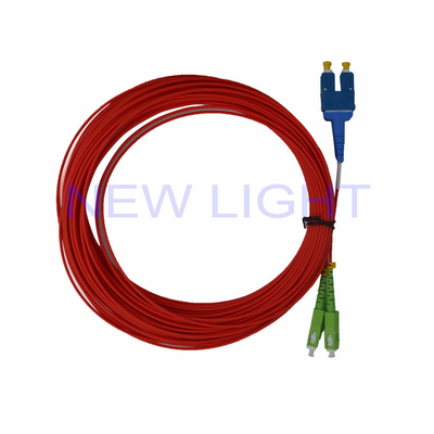 Sc/Lc Duplex-Faser-Optikflecken-Kabel zum in mehreren Betriebsarten LSZH 3M Lc fertigten besonders an