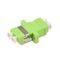 Plastikfaser-Optikadapter LC zu grüner Farbe LC Millimeter OM5 mit keramischem Ärmel