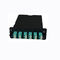 Kassetten-Modul MPO-24 des Monomode--FHD MPO zu Duplex 12x LC, schreiben A, 24 Fasern OS2