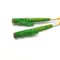 Verbindungskabel-grüne Farb-/Monomode--Duplexlichtwellenleiter 10M E2000 APC
