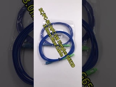 SC Indoor Simplex gepanzerte UPC und APC Glasfaser Patch Leads