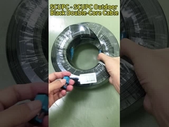 Außen FTTH Glasfaser Patch Cord / Fiber Drop Kabel SC SC Stecker