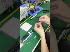 Feld installierbarer 90N 2,0mm SC UPC-Optische Kabelanschluss