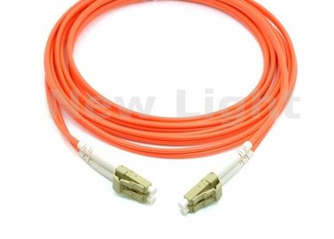 Orange Doppel-Lichtwellenleiter LC LC, Duplexlichtwellenleiter in mehreren Betriebsarten für Netz