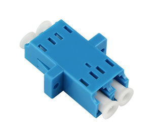 Plastik-Einmodenfaser-Adapter, blauer LC-Faser-Adapter für FTTH