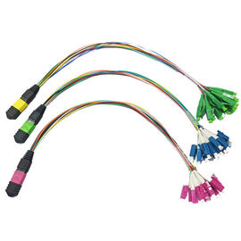 LC lockern heraus Kabel-12 Faser-Optikverbindungskabel MPO MTP in mehreren Betriebsarten auf