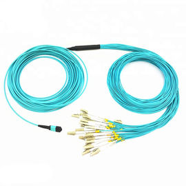 12 Kabel fertigte des Strang-MPO MTP Länge die 33 Fuß-Mannes-/Buchsen-Art besonders an