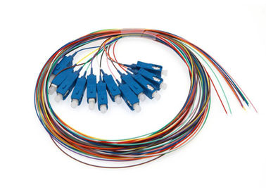 Kundenspezifisches Faser-Optikzopf Sc/E2000/FC-/St.-Verbindungsstück 0.9mm 12 Farben verkabeln