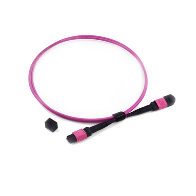 kaufen 12 Verbindungskabel-niedriges Einfügungsdämpfung OM3 der Faser-MPO MTP PVC 3.0mm OM4 50/125 online manufacture