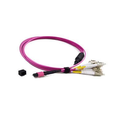 kaufen Stamm-Kabel-Polarität OM3 3.0mm MPO in mehreren Betriebsarten ein Mann zur männlichen niedrigen Einfügungsdämpfung online manufacture