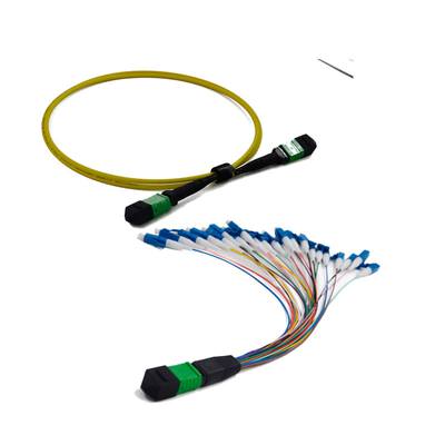 kaufen Singlemode 12 Kabel-niedriger Einfügungsdämpfungs-3.0mm Ruggedised Zopf der Faser-Optik-MPO MTP online manufacture