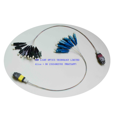 kaufen 8-adriges weibliches MTP-zu-LC-Kabel Polarität B Plenum OM4-Modustyp online manufacture