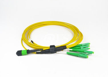 kaufen Grüne Kern-Faser Optik-MPO MPO MTP Kabel-8 zum LC-Flecken-Stamm-Kabel für CATV online manufacture