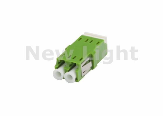 kaufen Grünes Gehäuse LC Duplex Adapter ohne Flansch für hochpräzise Glasfaserverbindungen online manufacture