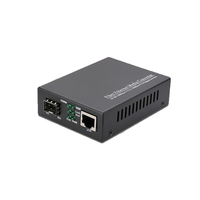 kaufen 10/100/1000M Medienwandler Einzelmodus LC Glasfasertransceiver SFP online manufacture