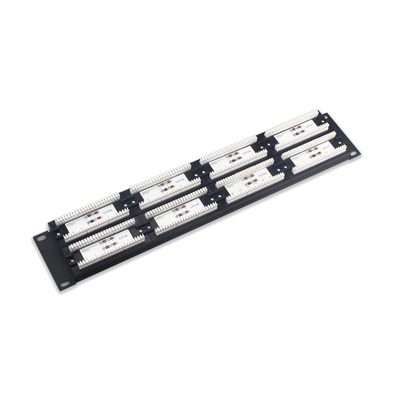 kaufen Ethernet-Patch-Panel RoHS-zertifiziertes abgeschirmtes Rack-montierbares Panel mit Kabelmanagement online manufacture