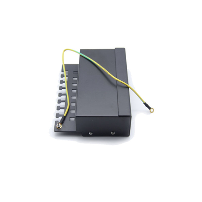 kaufen Schwarze 1U-Rack-montierbare Metall-Patch-Platte für RJ45-Ethernet-Endung online manufacture
