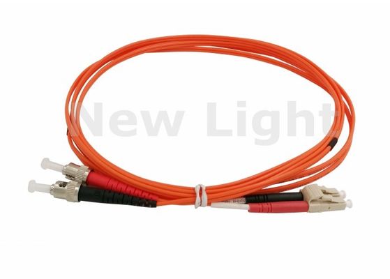 kaufen Orange LC-ST-Duplex-Faseroptik-Patchkabel mit einer Länge von 3 Metern für die Hochgeschwindigkeitsdatenübertragung online manufacture