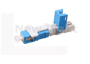 kaufen Blauer SC UPC Schnellmontage-Steckverbinder mit 0,3 dB Einfügedämpfung für 3,0 mm und 2,0 mm Kabel in FTTH-Anwendungen online manufacture