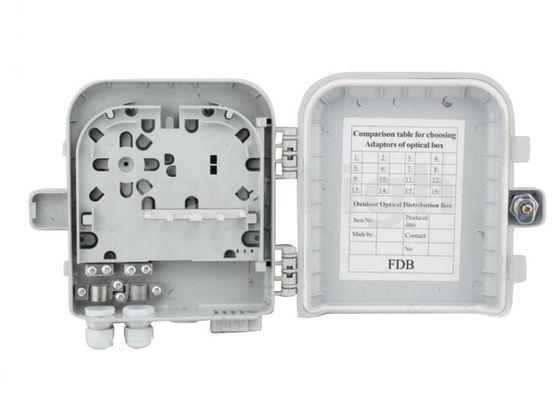kaufen 8 Kern FTTH Endbox mit ABS-Material für einfache Installation und Wandmontage online manufacture