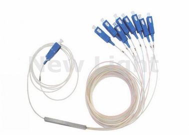 kaufen Sc UPC 1X8 PLC-Einmodenfaser-Optikkoppler-Teiler-Stahlrohr-Art für FTTH online manufacture