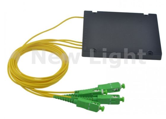 kaufen 1x3 PLC Glasfaser-Splitter Single-Mode mit SC APC-Anschluss für FTTH-Anwendungen online manufacture