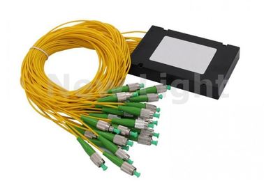 kaufen Faser-Optikteiler-Monomode- 1x32 FTTH FC APC PLC-Teiler mit Verbindungsstück FC APC online manufacture