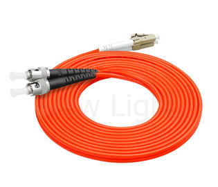 kaufen Verbindungskabel 3.0mm ST-LC Verbindungsstücks in mehreren Betriebsarten Duplex-orange Kabel PVCs aus optischen Fasern online manufacture