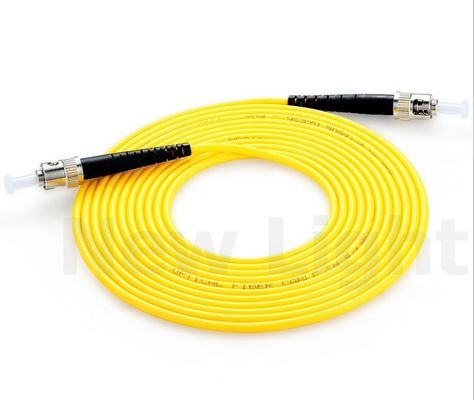 kaufen ST/UPC Single Mode Optical Fiber Patch Cord mit 2,0 mm Durchmesser Gelb PVC/LSZH Fiber Patch Kabel online manufacture