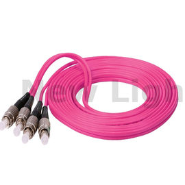 kaufen Springende Kabel-niedrige Einfügungsdämpfung des FC-Faser-Verbindungskabel-Duplex-OM4 in mehreren Betriebsarten online manufacture