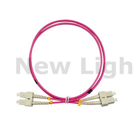 kaufen 3 Meter Sc - Verbindungskabel-Duplex des Sc-Multimodefaser-optischen Kabels mit Kabel des Klipps OM4 online manufacture