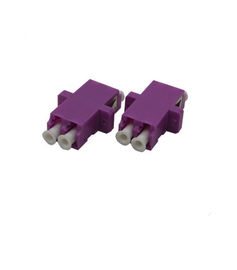 kaufen Purpurroter Duplex-Adapter des Lichtleiterkabel-Adapter-/OM4 LC mit den Clipn klein online manufacture