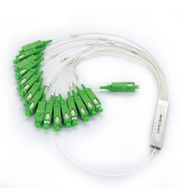 kaufen MINIfaser-Optikkoppler-Teiler, Sc Einmodenfaser-Teiler APC 1 x 16 für FTTH-Internet online manufacture