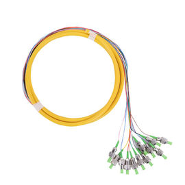 kaufen Gelber Faser-Optikzopf sprang DB-Einfügungsdämpfung Rohr St.-APC 0,3 online manufacture