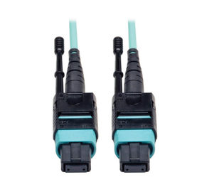 kaufen 12 Kern MPO-/MTP-Gegentaktvorsprung Faser-Verbindungskabel-Frau mit hoher Dichte Connectorl online manufacture