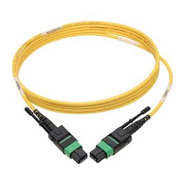 kaufen die Faser 12, die Art weiblichen Faser-Flecken MPO MTP Monomode--APC zieht, verkabelt für QSFP 40/100 GBs online manufacture