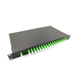 kaufen 1U E2000 APC FTTH walzte Blatt-KabelVerteilerkasten 19 Zoll mit Adapter kalt online manufacture