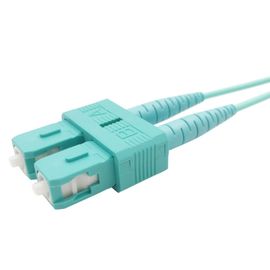 kaufen Sc - LC-Duplexfaser-Optikstarthilfekabel in mehreren Betriebsarten OM3 - Farbe des Aqua-300 online manufacture