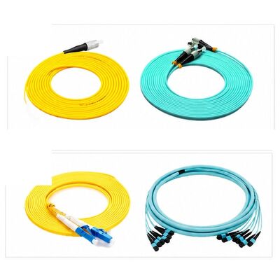 kaufen OS2 Single Mode und OM4 Multimode Glasfaser Pigtail mit SC-LC-Anschlüssen für Rechenzentren und FTTH-Netzwerke online manufacture
