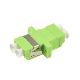 kaufen Plastikfaser-Optikadapter LC zu grüner Farbe LC Millimeter OM5 mit keramischem Ärmel online manufacture