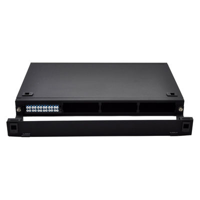 kaufen 1U Rackmontierbare Glasfaser-Patchpanel mit 96 Kernen LC und 4x MTP-24 Kassetten für hochdichte Rechenzentren online manufacture