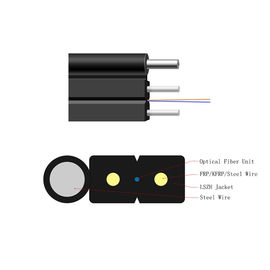 kaufen Transceiverkabel-Antennen-Verwendung der LSZH-/PVC-/PET-Jacken-Simplexeinmodenfaser-G652A FTTH online manufacture