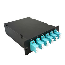 kaufen MPO MTP Mulit Faser des Modus-Faser-Optikkassetten-Modul-Metallmaterielle Kasten-12 online manufacture
