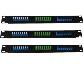 kaufen Kaltgewalztes Stahl-FTTH-Faser-Optikschalttafel LC-Sc E2000 für Verteiler 1U online manufacture